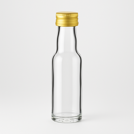 20 ml Mini Lang mit Verschluss Gold