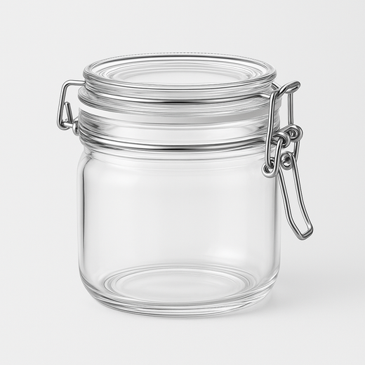 200 ml Bügelglas Rund