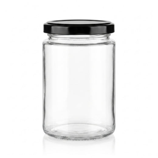 500 ml Klassik Einmachglas mit Verschluss Schwarz