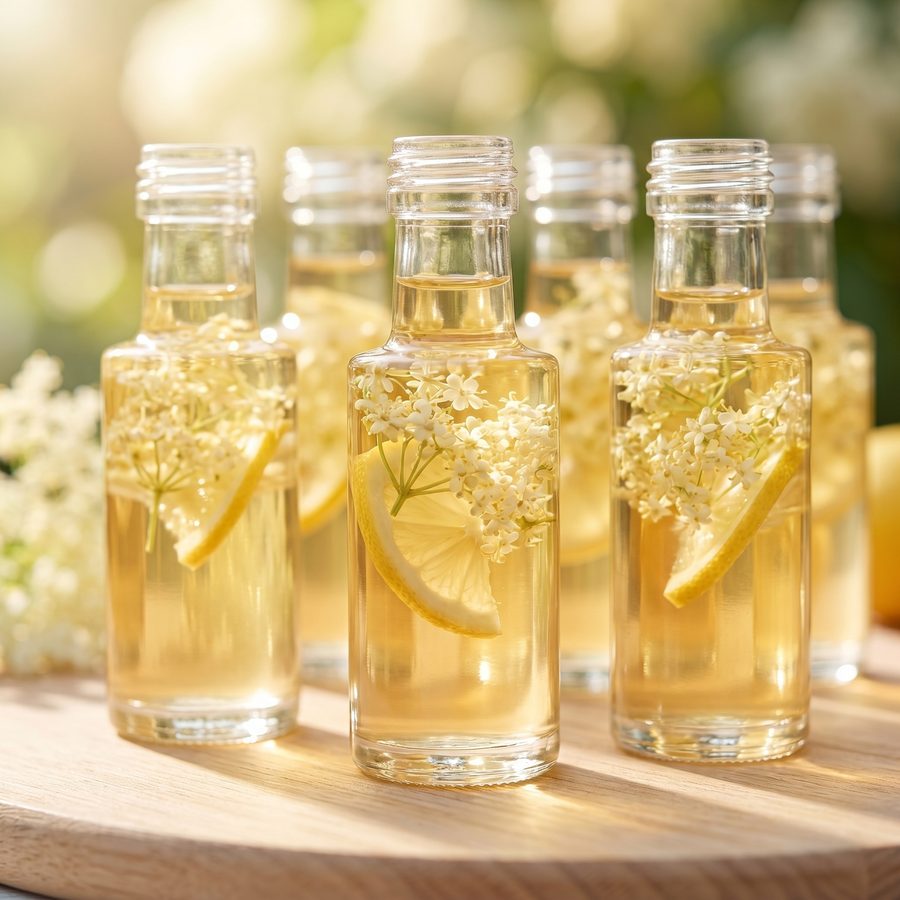 Holunderblütensirup selbst gemacht