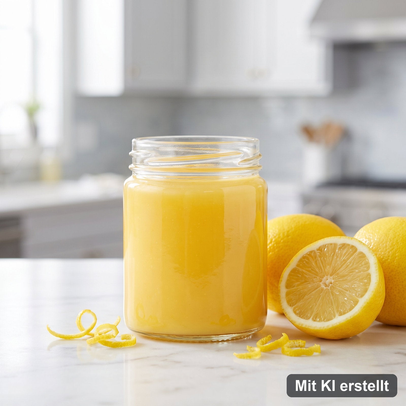 Lemon Curd selbst gemacht – Mit KI erstellt