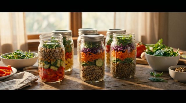 Meal Prep im Glas sicher und praktisch organisieren