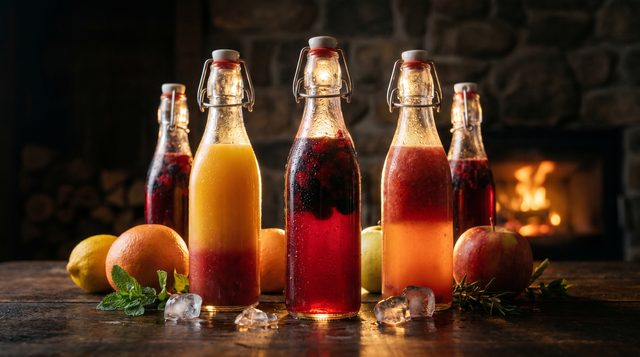Saft, Sirup und Limonade passend abfüllen