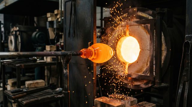 Was Glas ist und wie Behälterglas entsteht