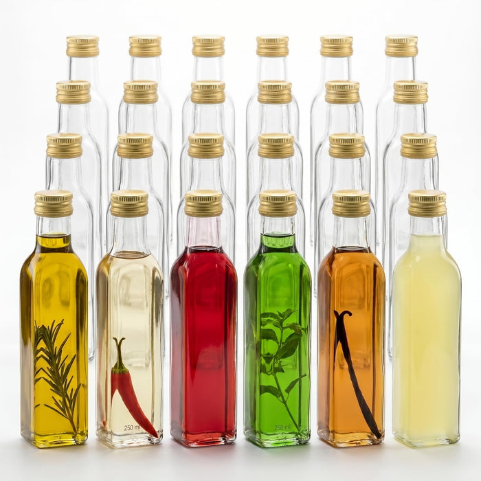 24er Set Maraska 250 ml mit goldfarbenem Verschluss