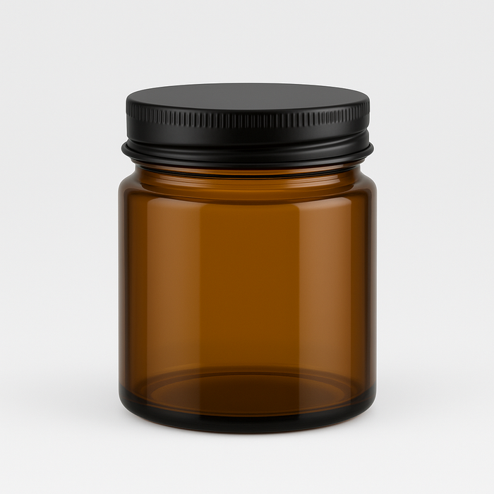 120 ml Cremetiegel Braunglas
