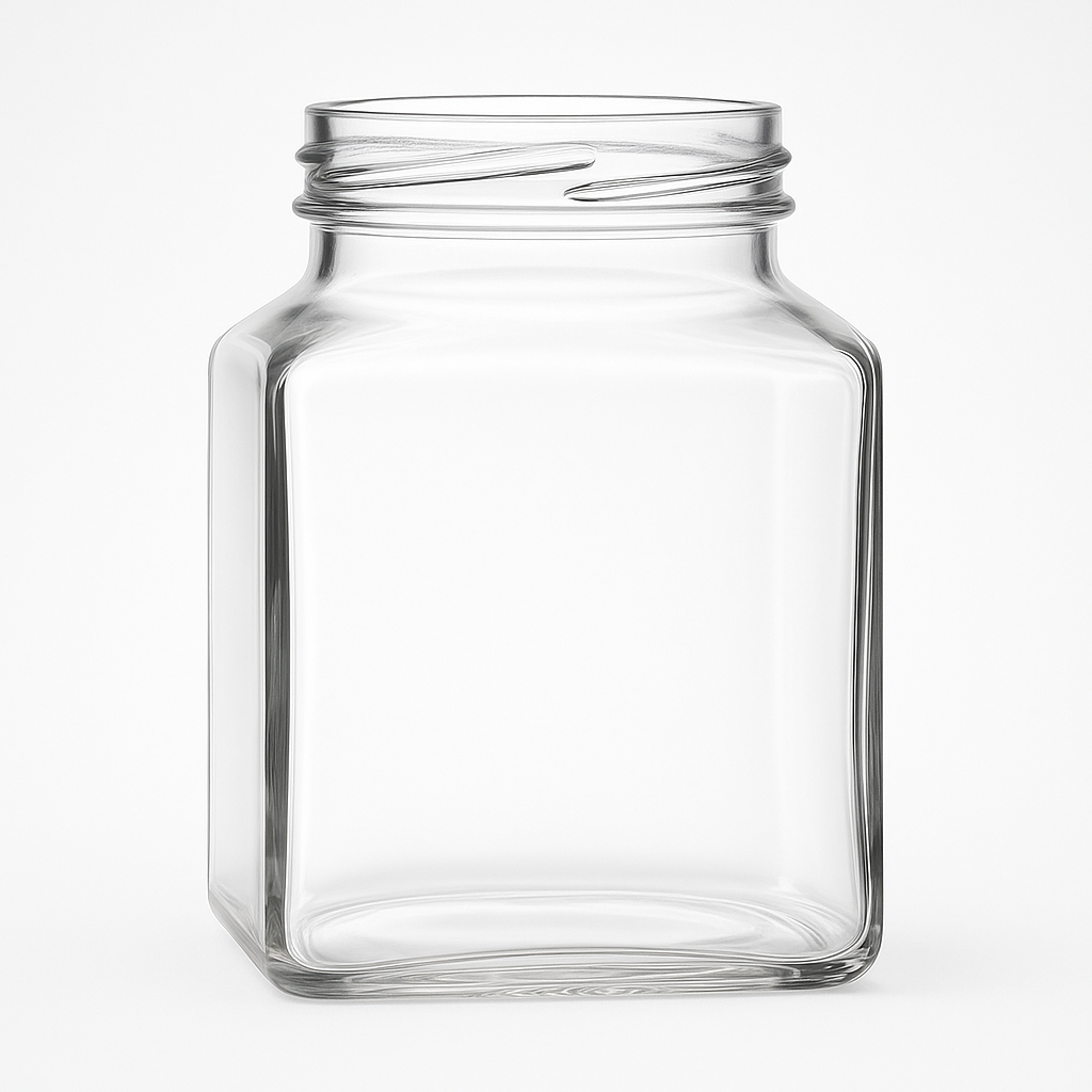 314 ml Einmachglas Quadrat