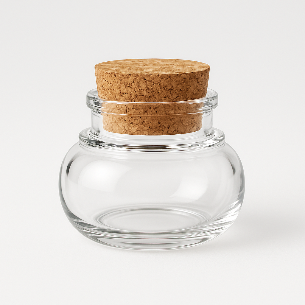 40 ml Korkenglas Rund