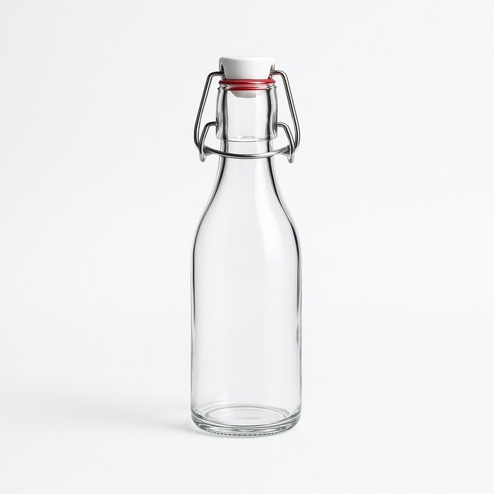 250 ml Bügelflasche rund mit Bügelverschluss - Produktansicht 2