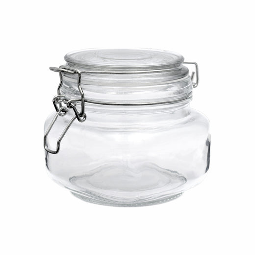 500 ml Bügelglas Eckig