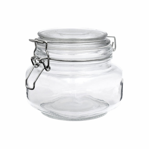 500 ml Bügelglas Eckig
