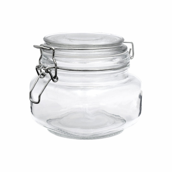 500 ml Bügelglas Eckig