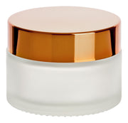 30 ml Cremetiegel gefrostet matt mit Verschluss Gold - Produktansicht 2