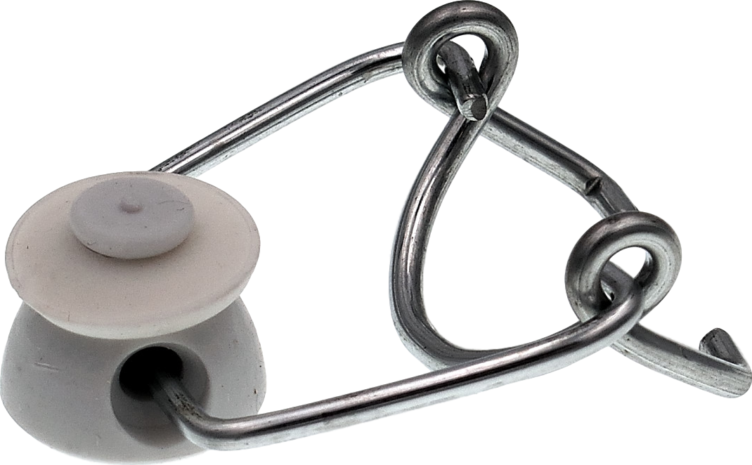 Bügelverschluss Standard Weiß