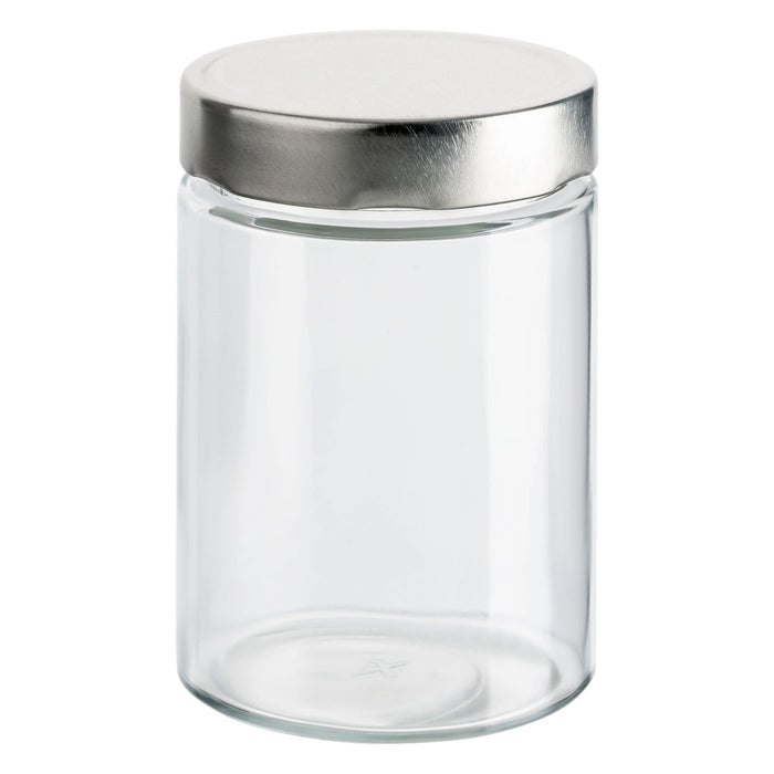 500 ml Klassik Einmachglas mit Verschluss Silber