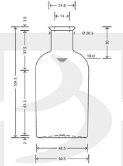 250 ml Apotheker – Ansicht 3