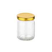 100 ml Einmachglas Rund – Deckel Gold - Produktansicht 2