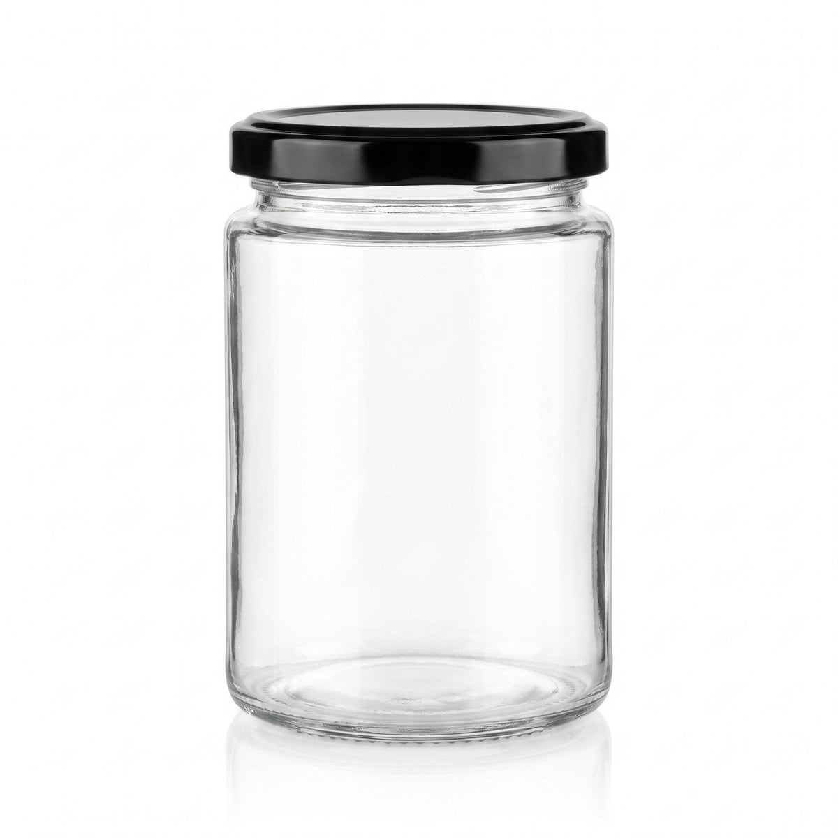 500 ml Klassik Einmachglas mit Verschluss Schwarz