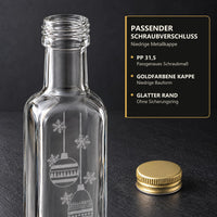 Maraska250 ml · Gold-Ausführung · Verschlussdetail