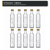Maraska250 ml · Gold-Ausführung · Motivauswahl und Lieferumfang