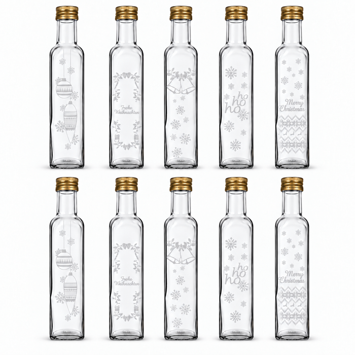 Maraska250 ml · Gold-Ausführung · Motivauswahl und Lieferumfang