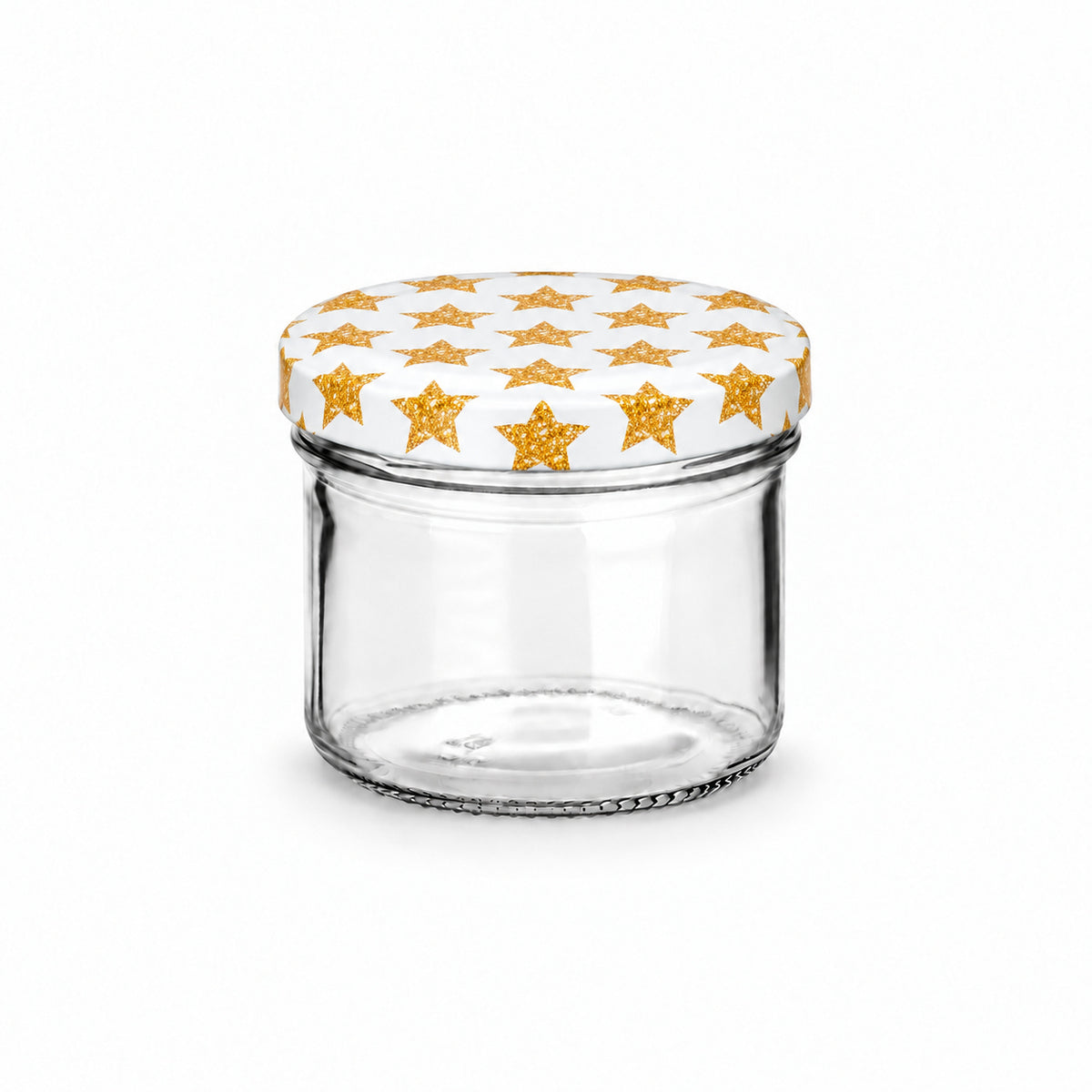 Classic Glas 230 ml mit TO82 goldene Sterne – leeres Glas