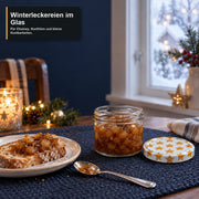 Classic Glas 230 ml mit TO82 goldene Sterne – weihnachtliche Füllidee