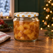 Classic Glas 360 ml mit TO82 goldene Sterne – weihnachtliche Füllidee
