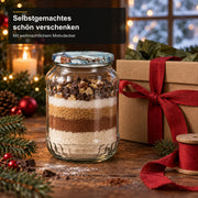 Classic Facettenglas 720 ml mit TO82 Winterlandschaft – Selbstgemachtes verschenken