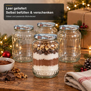 Classic Facettenglas 720 ml mit TO82 Winterlandschaft – weihnachtliche Füllidee