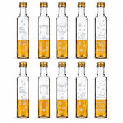 250 ml Maraska mit Weihnachtsgravur – 10er-Mix – Gold