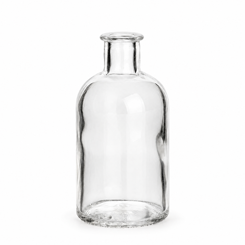 100 ml Apothekerflasche – leer auf Weiß, ohne Verschluss