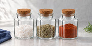 150 ml Korkenglas Eckig (ohne Verschluss) – Glas- und Materialansicht