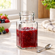 150 ml Einmachglas Eckig – Glas- und Materialansicht