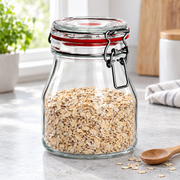 750 ml Bügelglas Rund – Glas- und Materialansicht