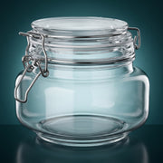 500 ml Bügelglas Eckig – Glas- und Materialansicht