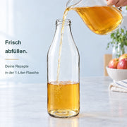 1000 ml Saftflasche – Füllidee
