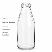 500 ml Saftflasche – Glas- und Materialansicht