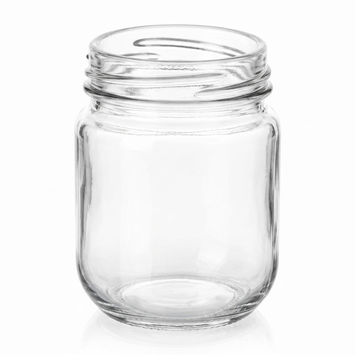 125 ml Einmachglas Helix (ohne Verschluss) – Produktansicht auf neutralem Hintergrund