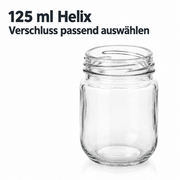 125 ml Einmachglas Helix (ohne Verschluss) – Detail