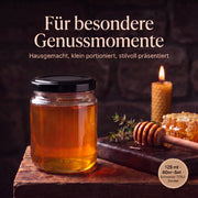Genussmoment mit einem gefüllten Helix-Glas 125 ml – Deckelfarbe Schwarz