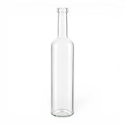 500 ml Bordeaux Glasflasche mit Korkmuendung
