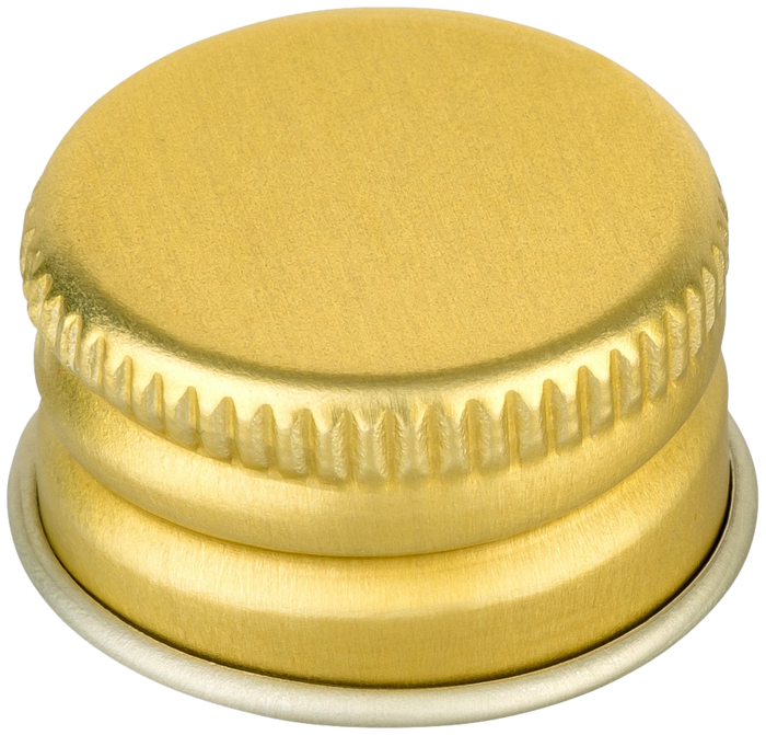 PP 18 Schraubverschluss Gold Vorgerollt