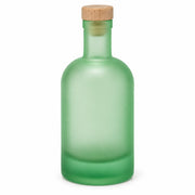 250 ml Klassikflasche frosted Grün mit Holzgriffkorken
