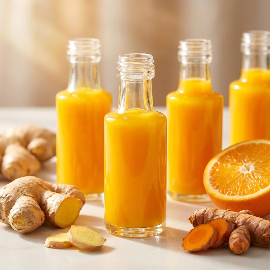 Ingwer-Kurkuma-Shot selbst gemacht