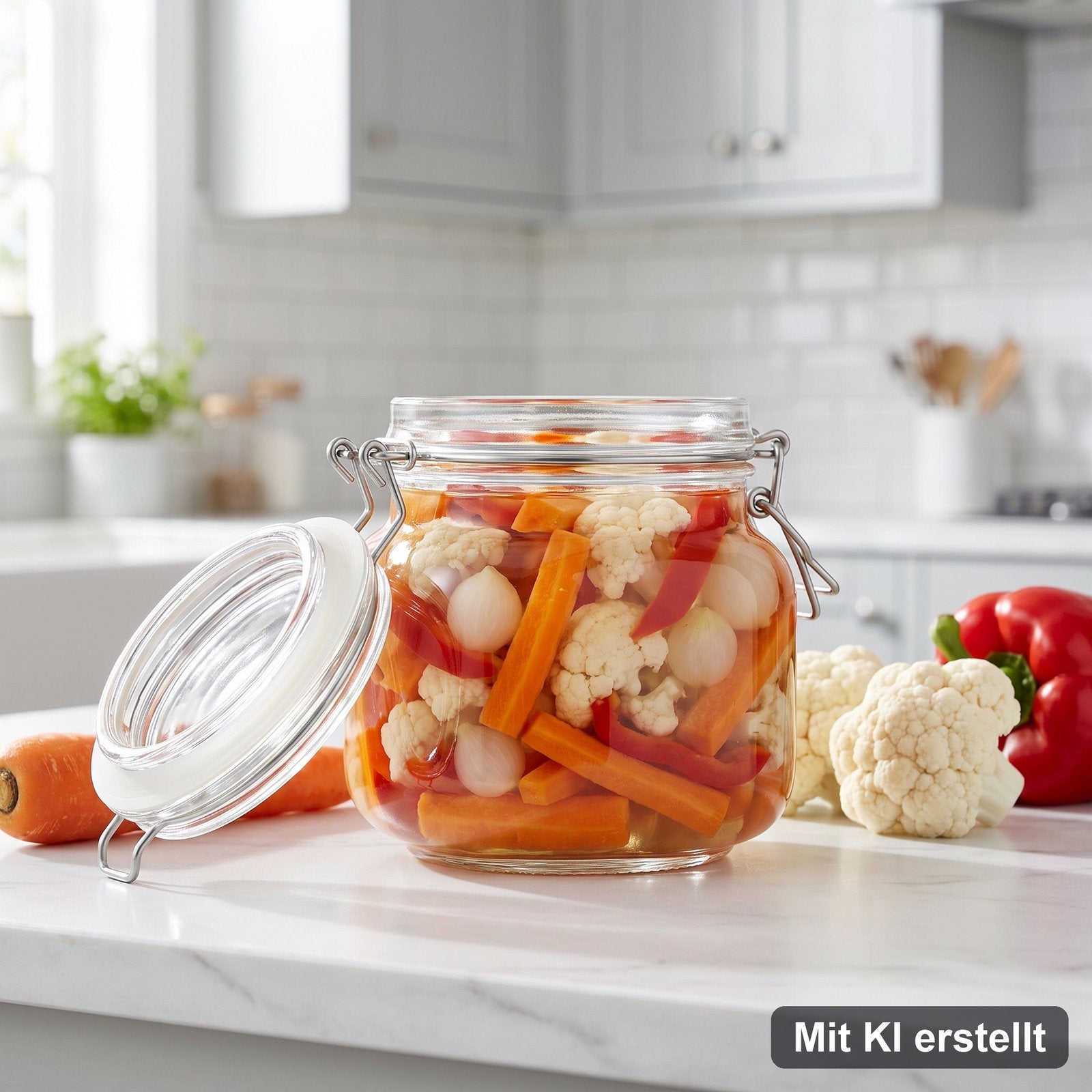 Mixed Pickles selbst gemacht – Mit KI erstellt
