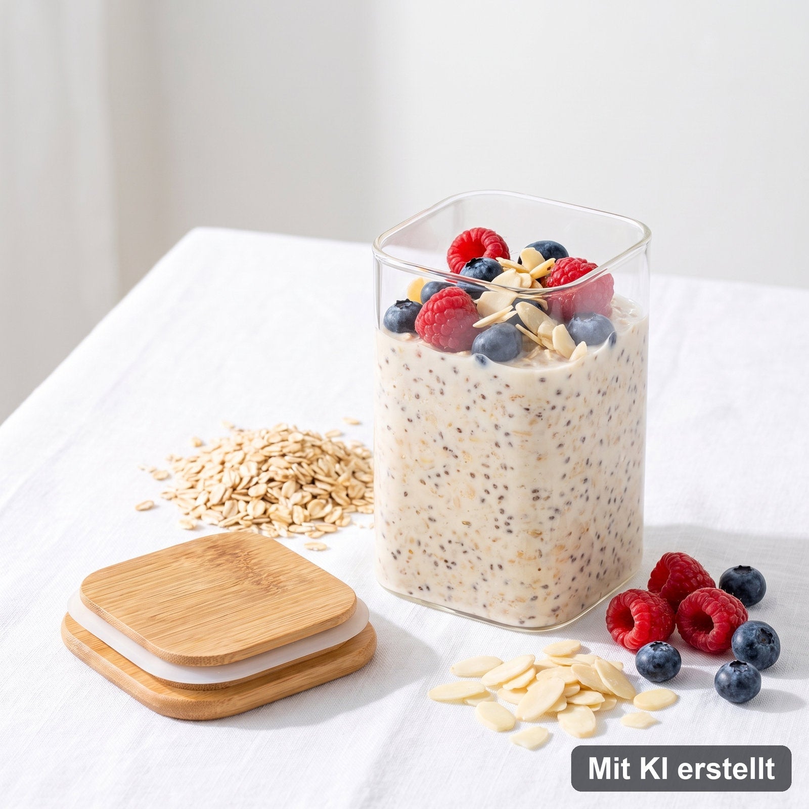 Overnight Oats selbst gemacht – Mit KI erstellt