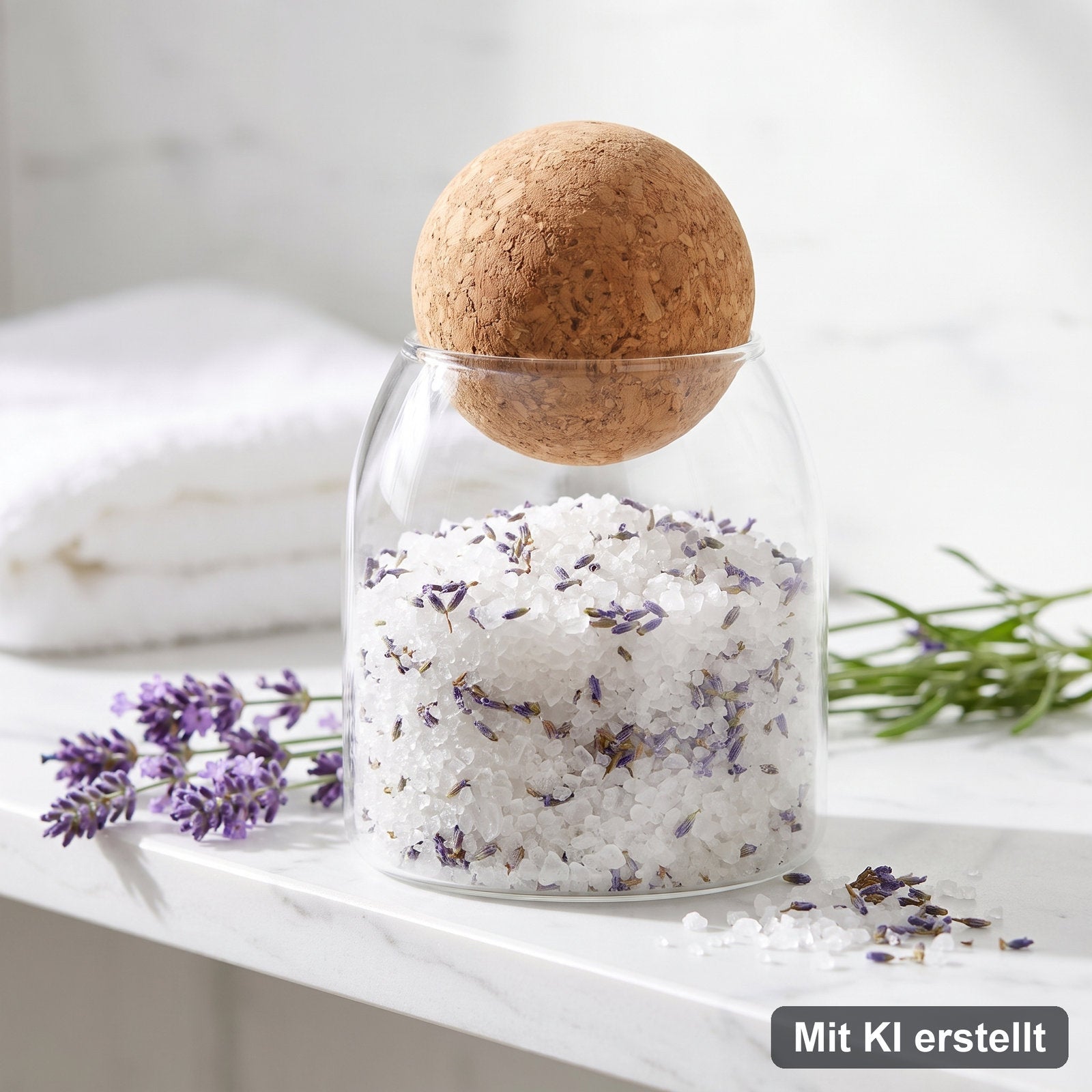 Badesalz selbst gemacht – Mit KI erstellt